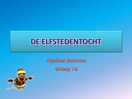 De Elfstedentocht Pauline Botman Groep 7a.