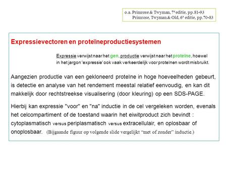 Expressievectoren en proteïneproductiesystemen