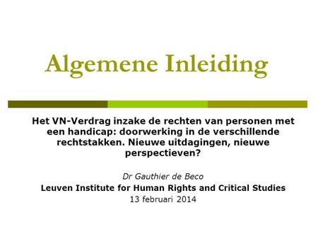 Leuven Institute for Human Rights and Critical Studies