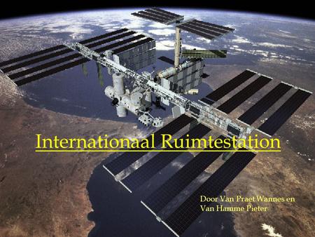 Internationaal Ruimtestation
