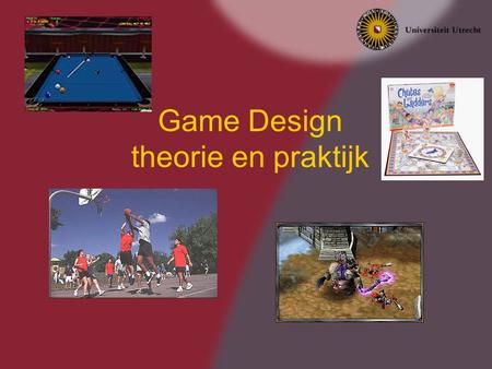 Game Design theorie en praktijk