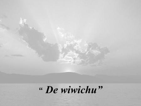 “ De wiwichu”.