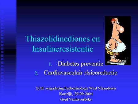 Thiazolidinediones en Insulineresistentie