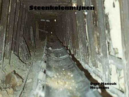 Steenkolenmijnen Door Manouk Heijmans.
