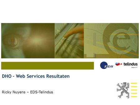 DHO – Web Services Resultaten