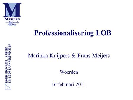 Professionalisering LOB