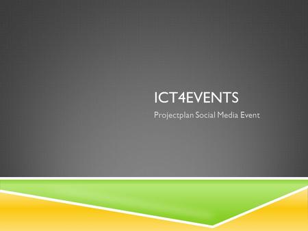 Projectplan Social Media Event