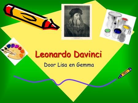 Leonardo Davinci Door Lisa en Gemma.
