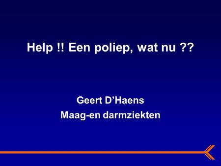 Geert D’Haens Maag-en darmziekten