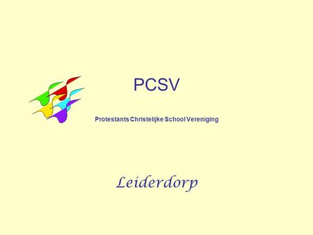 PCSV Protestants Christelijke School Vereniging
