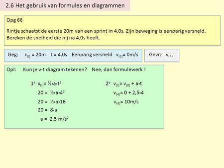 2.6 Het gebruik van formules en diagrammen