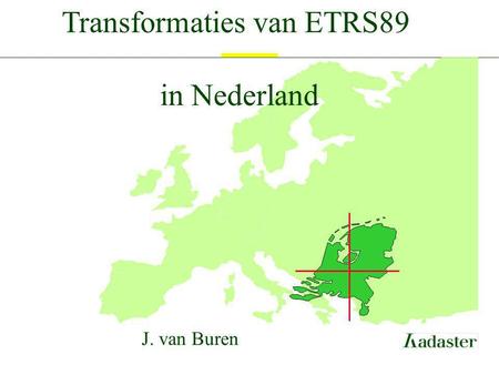 Transformaties van ETRS89