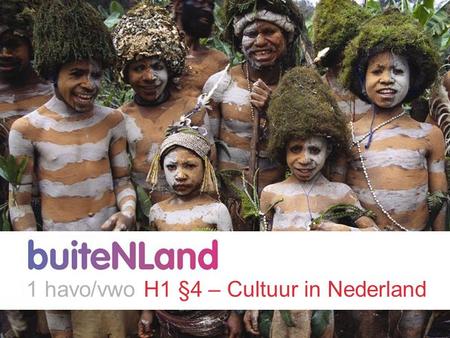 1 havo/vwo H1 §4 – Cultuur in Nederland