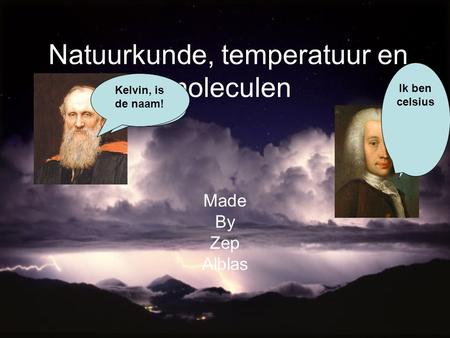 Natuurkunde, temperatuur en moleculen