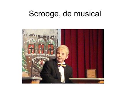 Scrooge, de musical.