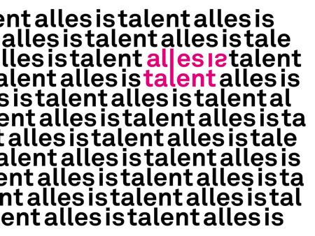 ‘Het talent bestaat niet.