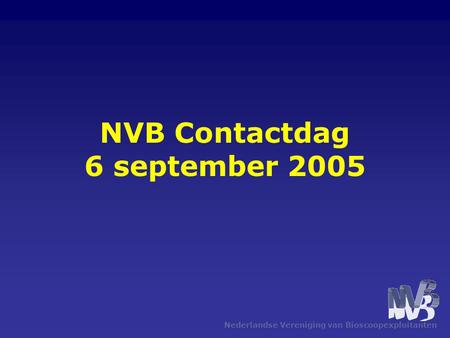 NVB Contactdag 6 september 2005