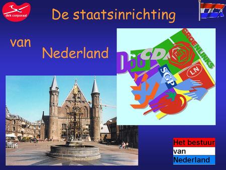De staatsinrichting van Nederland.