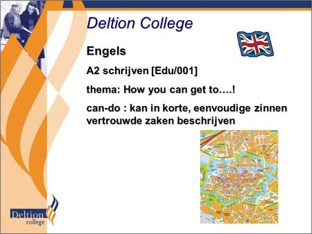 Deltion College Engels A2 schrijven [Edu/001]