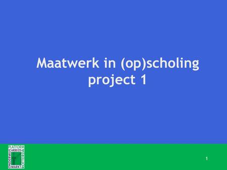 Maatwerk in (op)scholing project 1 1. Waarom?  30% van de lessen in Rotterdams VO door onbevoegde leraren  7% nog niet compleet bevoegd  23% geheel.