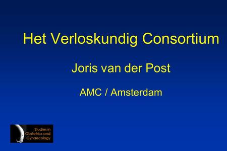 Het Verloskundig Consortium Joris van der Post AMC / Amsterdam