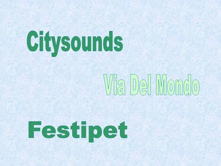 Citysounds City Sounds is een ééndaags, gratis toegankelijk dancefestival op verschillende pleinen in de binnenstad van Tilburg. De podia worden, naast.