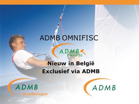 Nieuw in België Exclusief via ADMB