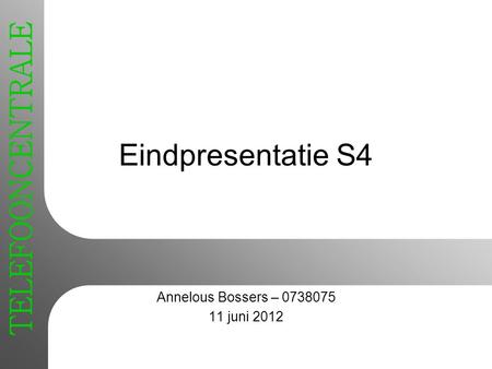Annelous Bossers – juni 2012
