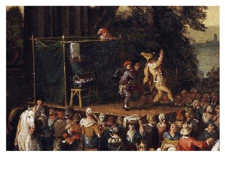 rondreizend volkstheater ± 1550 – 1650 ontstaan in Italië
