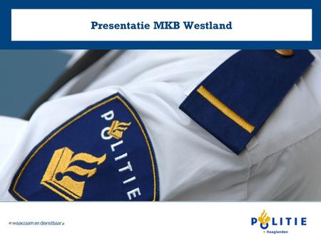 Presentatie MKB Westland