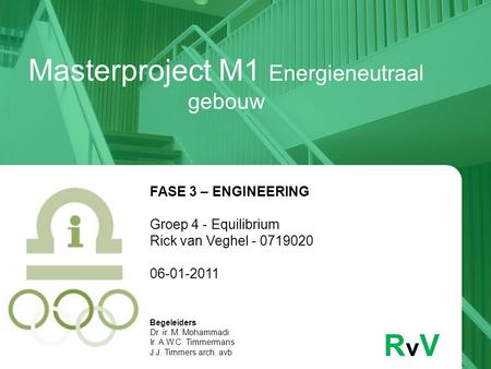 Masterproject M1 Energieneutraal gebouw