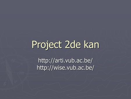 Project 2de kan