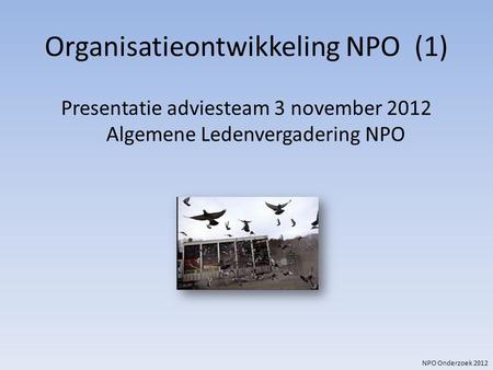 Organisatieontwikkeling NPO (1)