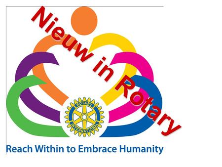 Nieuw in Rotary.