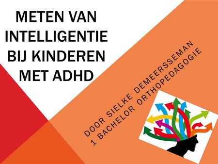 Meten van intelligentie bij kinderen met ADHD