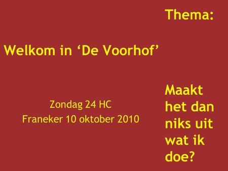 Zondag 24 HC Franeker 10 oktober 2010