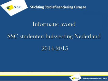 SSC studenten huisvesting Nederland