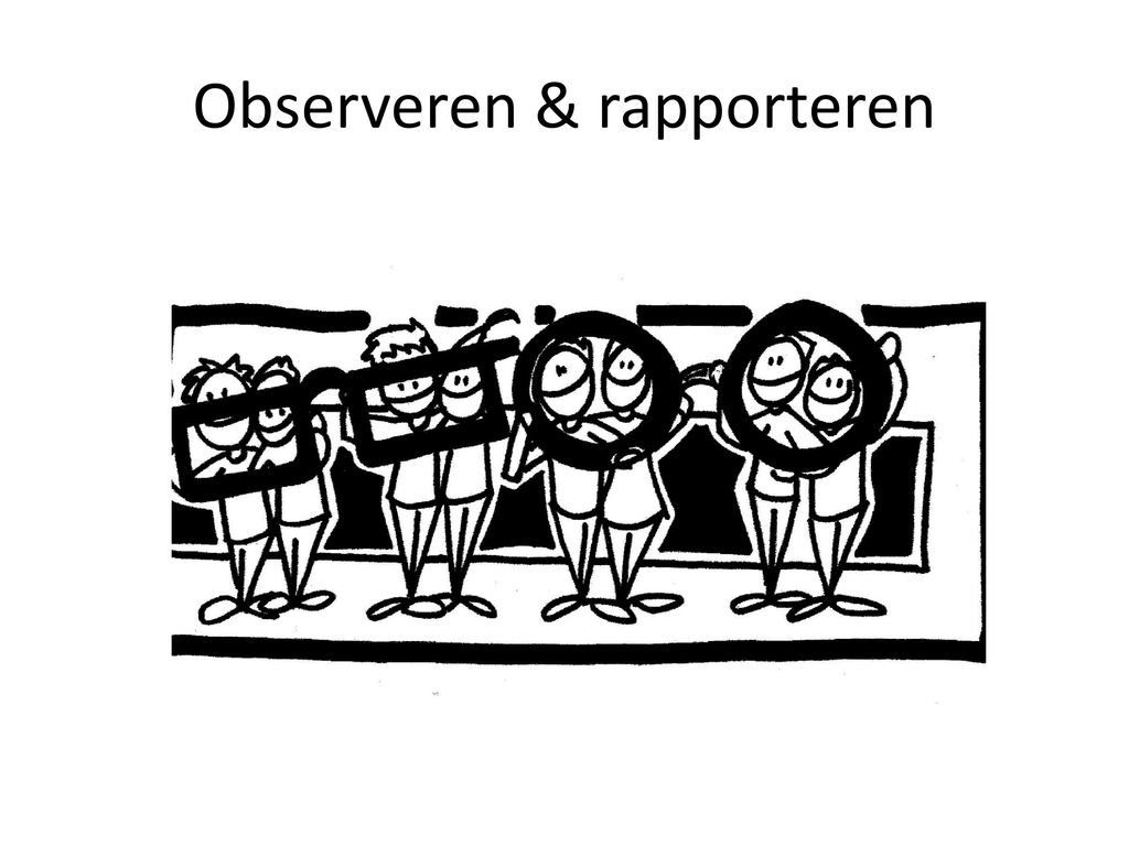Observeren & rapporteren