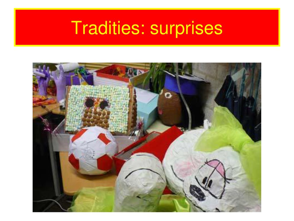 Tradities: surprises