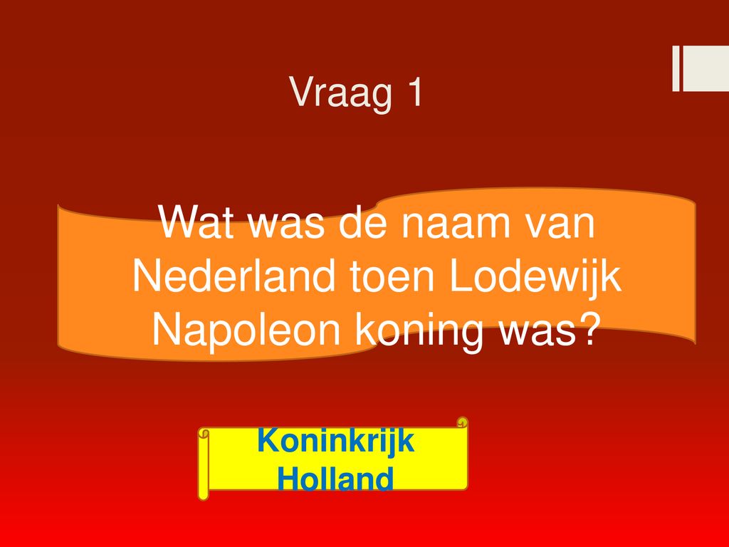 Wat was de naam van Nederland toen Lodewijk Napoleon koning was