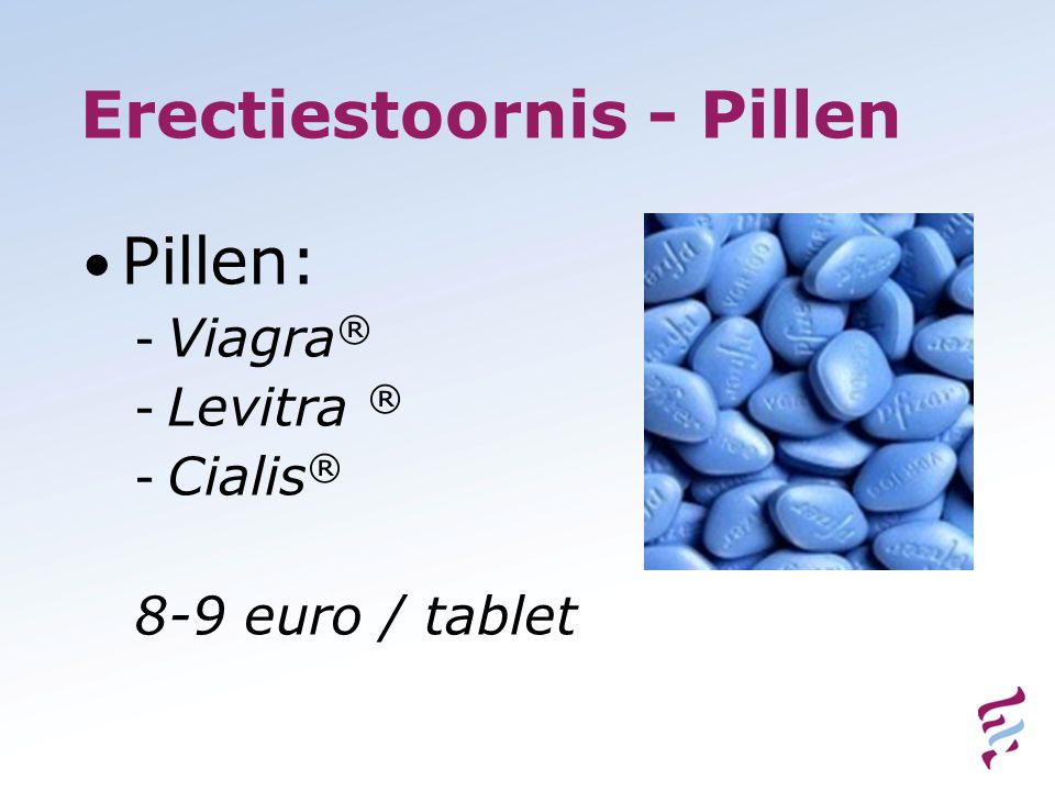 Erectiestoornis - Pillen