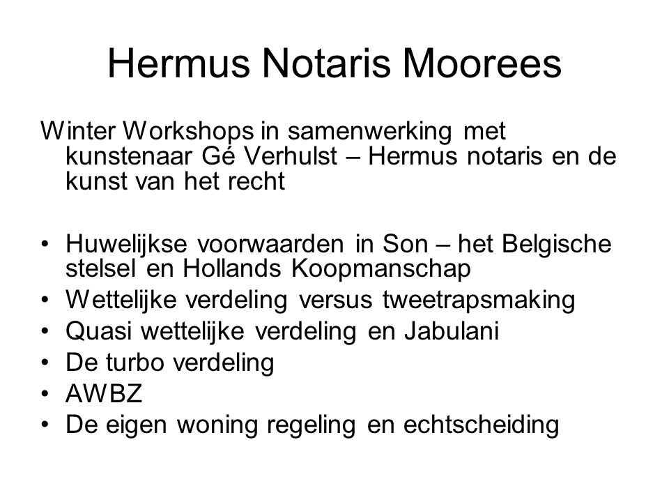 Hermus Notaris Moorees