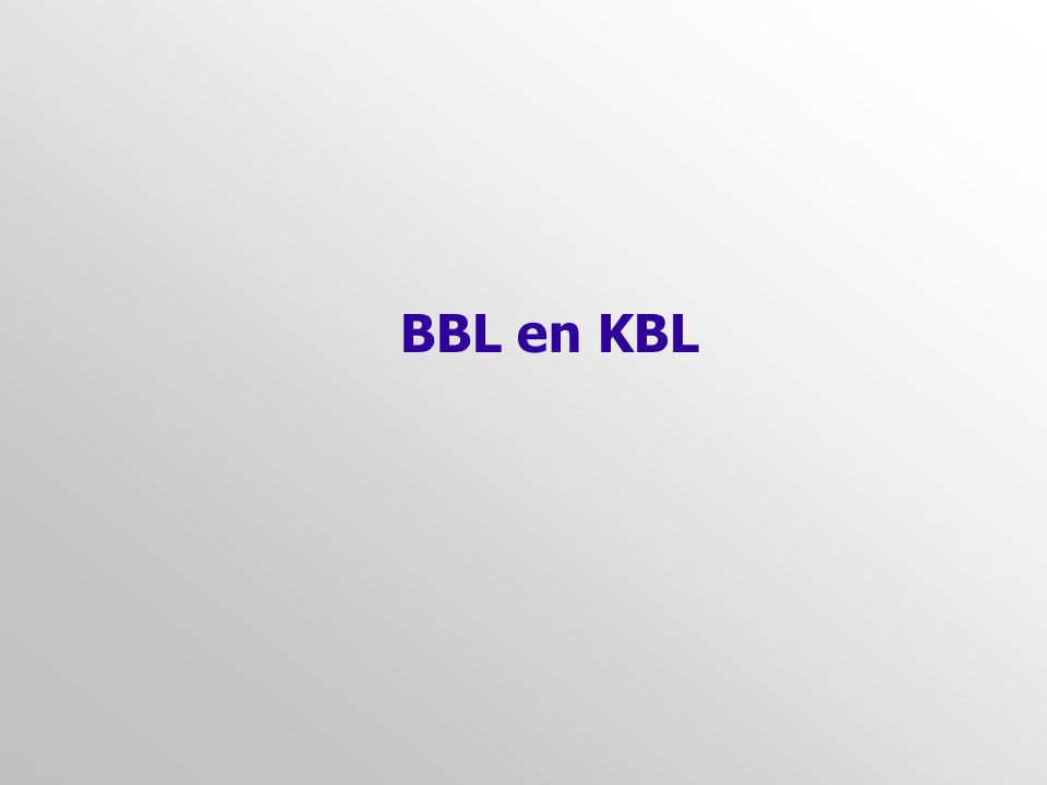 BBL en KBL