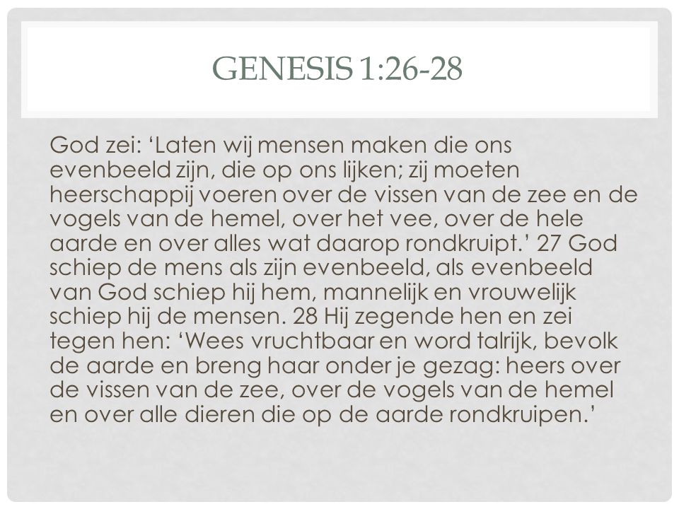 Genesis 1:26-28