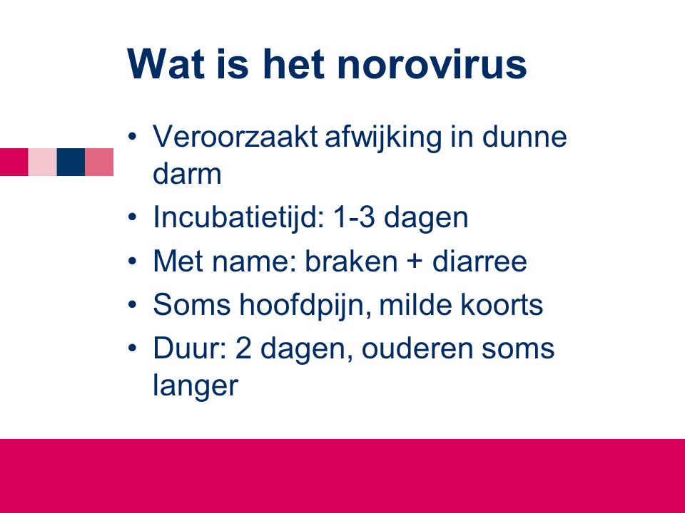 Wat is het norovirus Veroorzaakt afwijking in dunne darm