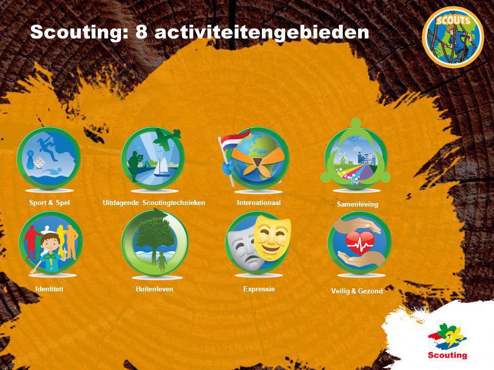 Scouting: 8 activiteitengebieden