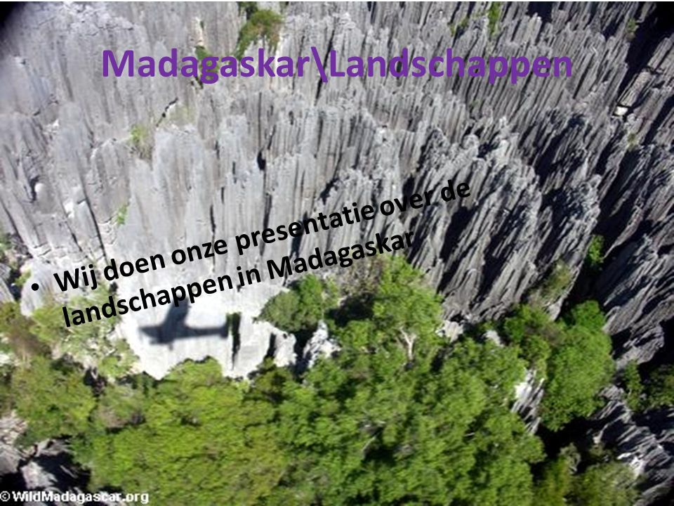 Madagaskar\Landschappen