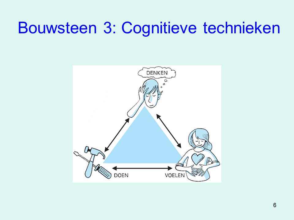 Bouwsteen 3: Cognitieve technieken
