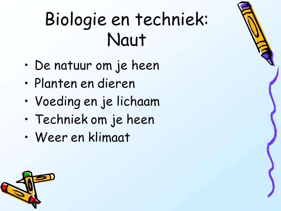 Biologie en techniek: Naut