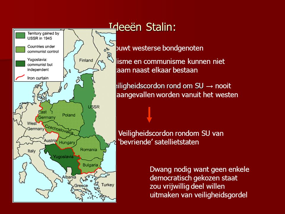 Ideeën Stalin: Wantrouwt westerse bondgenoten
